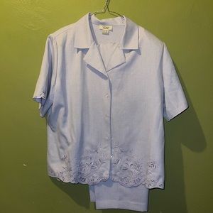 Lilac shirt and pant set